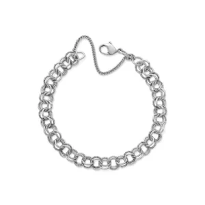 Double Link Charm Bracelet