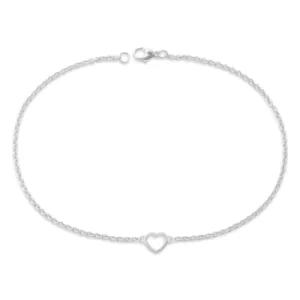 Heart Station Charm Anklet