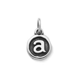 Vintage Type Initial Charm