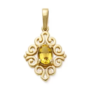 Spanish Lace Birthstone Pendant