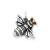Sterling Silver and Bronze