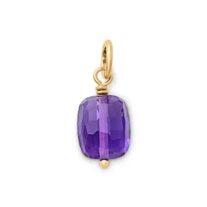 Faceted Gemstone Bead Pendant