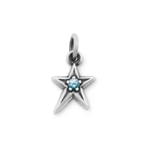 Shining Star Birthstone Charm