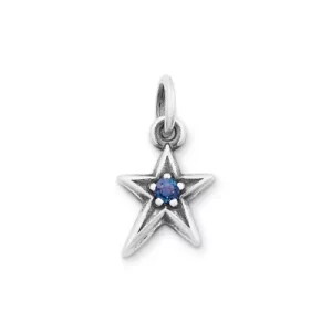 Shining Star Birthstone Charm