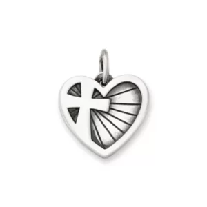 God's Light Heart Charm