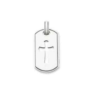 Classic Tag Cross Pendant