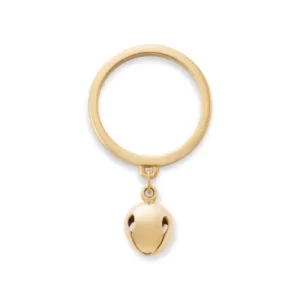 Jingle Bell Charm Dangle Ring