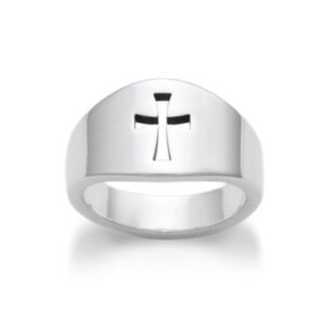 Wide Crosslet Ring