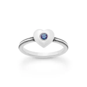 Keepsake Heart Birthstone Ring