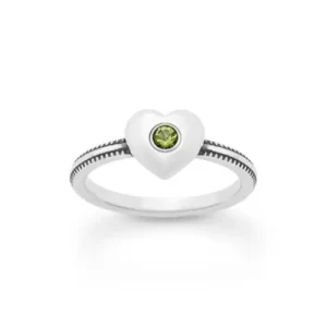 Keepsake Heart Birthstone Ring