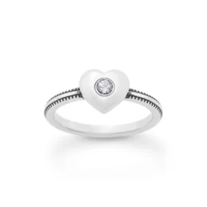 Keepsake Heart Birthstone Ring