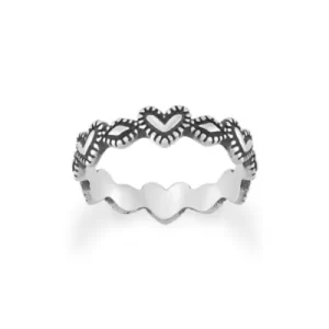Hearts and Beads Ring