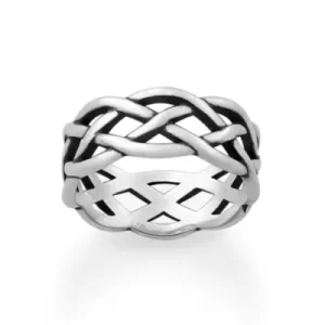 Woven Trinity Wedding Ring